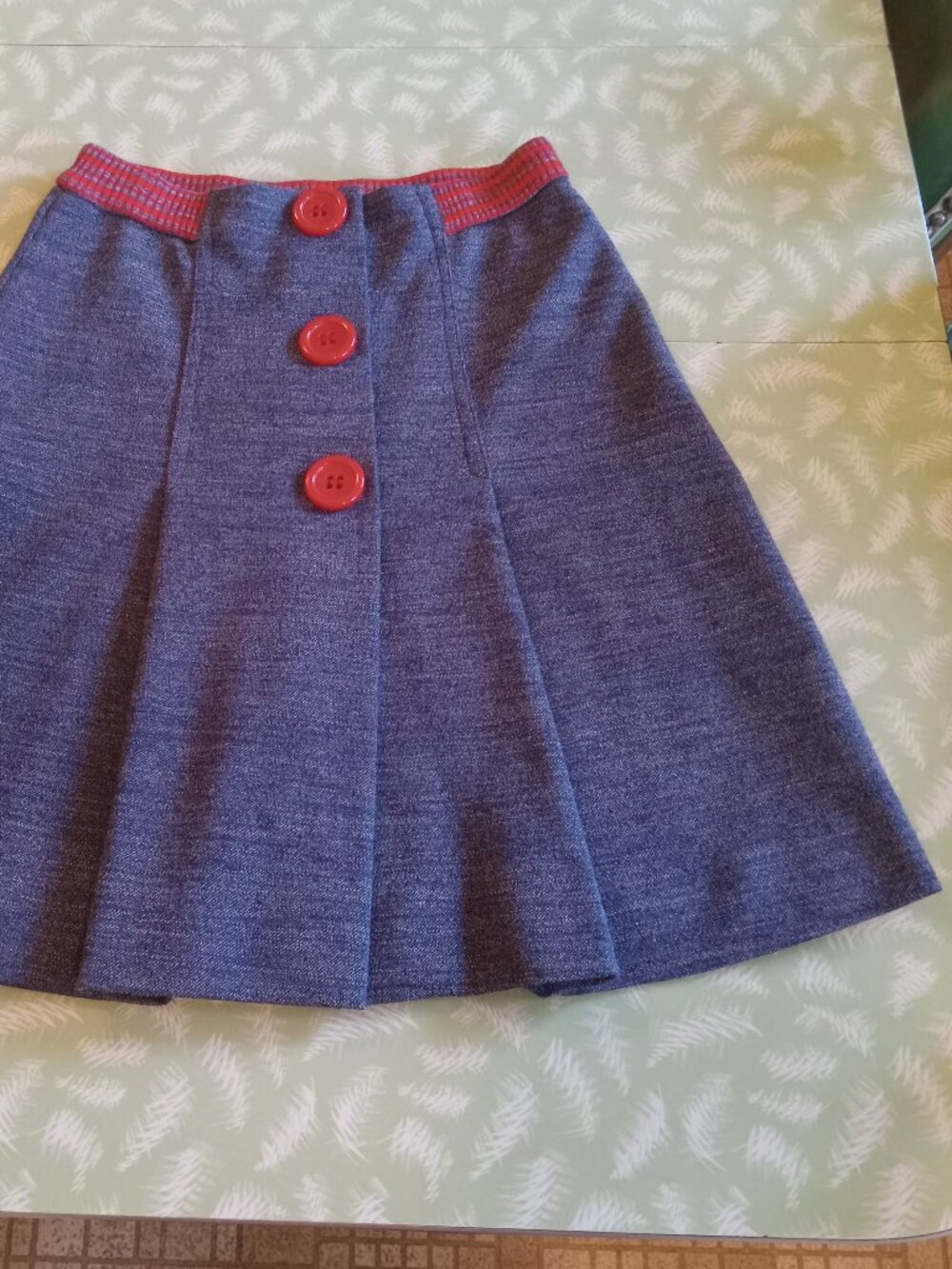 Vintage 1960 1970 german gogo girl skirt New Old Stock Disco Psychedelic